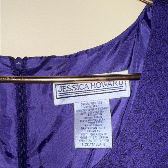Jessica Howard Purple Dress - Picture 2 of 9